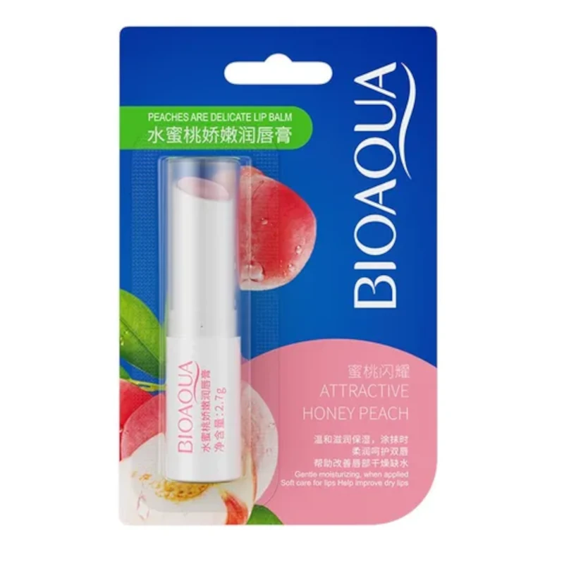 [P-202] Balsamo Labial de Melocotón PEACH BIOAQUA